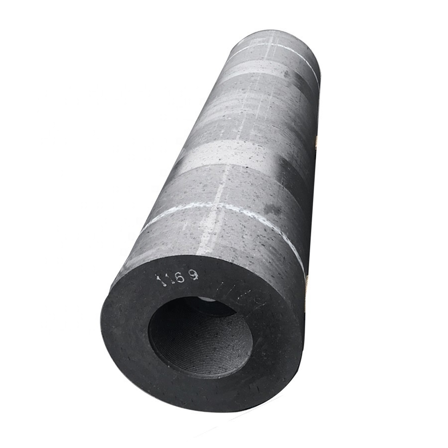 Low ash Manufacturer UHP 610mm for arc furnace Graphite Electrode With Nipples 3/4 TPI for Electric Steel Melting Furnaces