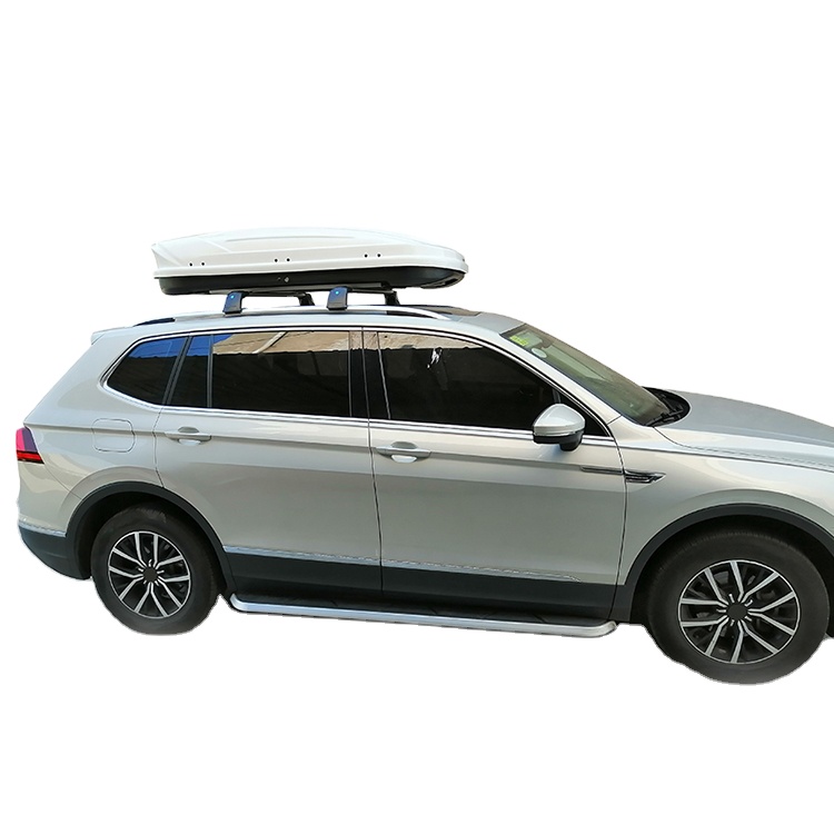 High Quality Plastic Dual Side ABS Material White and Black Roof Top Cargo Boxes For Car