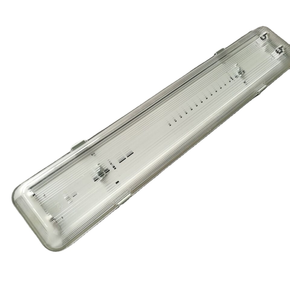 LED three-proof lamp 2x36W double row waterproof lamp T8 double tube bracket lamp garage lighting