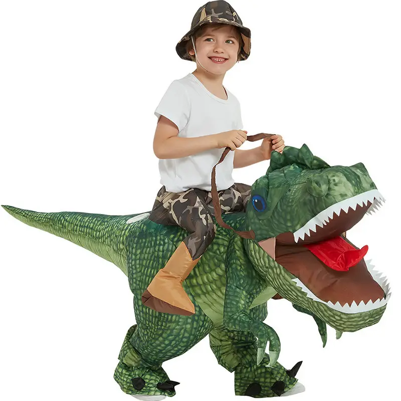 Inflatable  Dinosaur T-rex Adult Inflatable Rubber Clothing Costume Suit