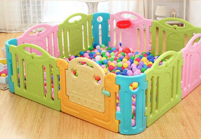 Детский Сад красочные пластиковые Забор Baby Saftey Play Pen прямоугольник Манеж