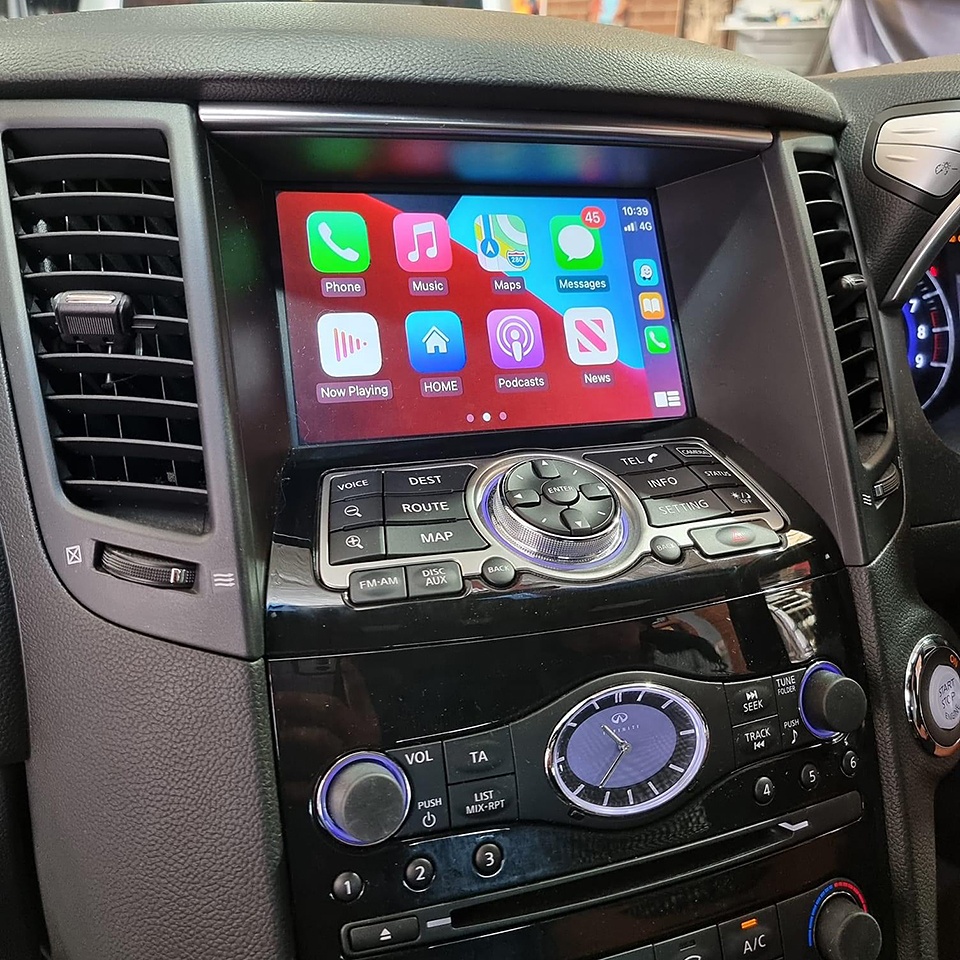 Беспроводной модуль обновления для автомобиля Apple CarPlay на Android для Infiniti G37 G35 M35 M25 QX60 QX70 Q70 FX EX, Автомобильный мультимедийный интерфейс
