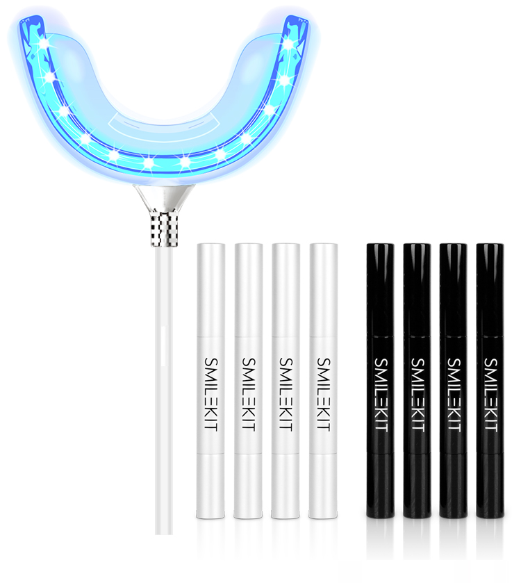 Factory Private Label Personal Use Led Light USB Teeth Whitening Pen Kit