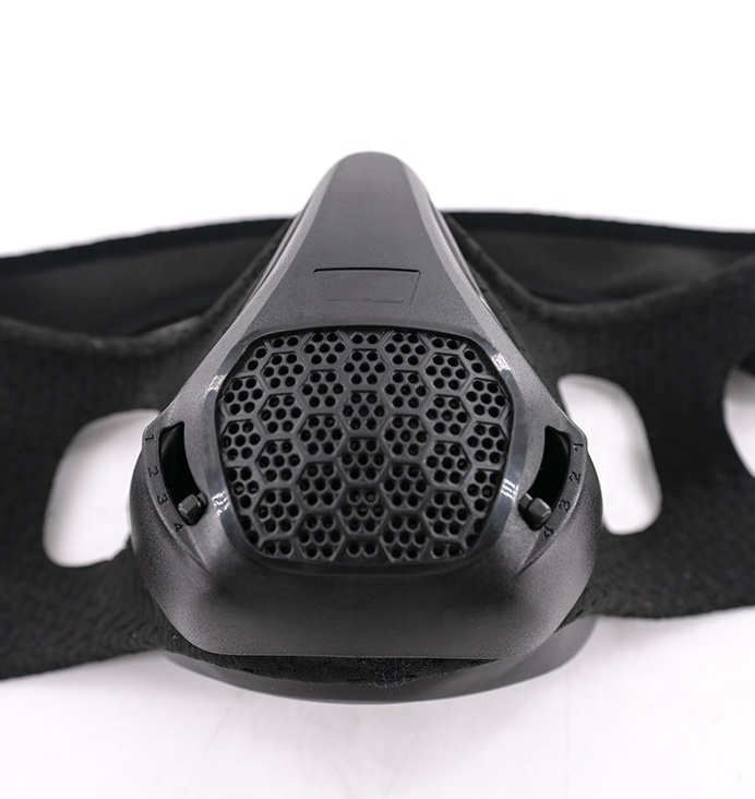 2021 Running riding altitude training oxygen blocking and oxygen controlling 24 levels adjustable fitness gym mask