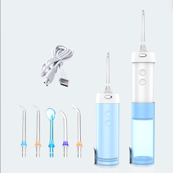 Personal Care 2500mA Long Battery Life Dental Care Cordless Oral Irrigator Water Flosser for Travel and Home