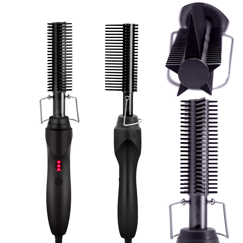 Top quality comb hair curling iron hair straightener electric hot comb custom hot comb electric