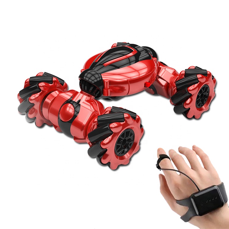 1:24 двойной сайдинг превращая Mini Rc игрушки ручной часы трюковая машинка с дистанционным управлением автомобиля