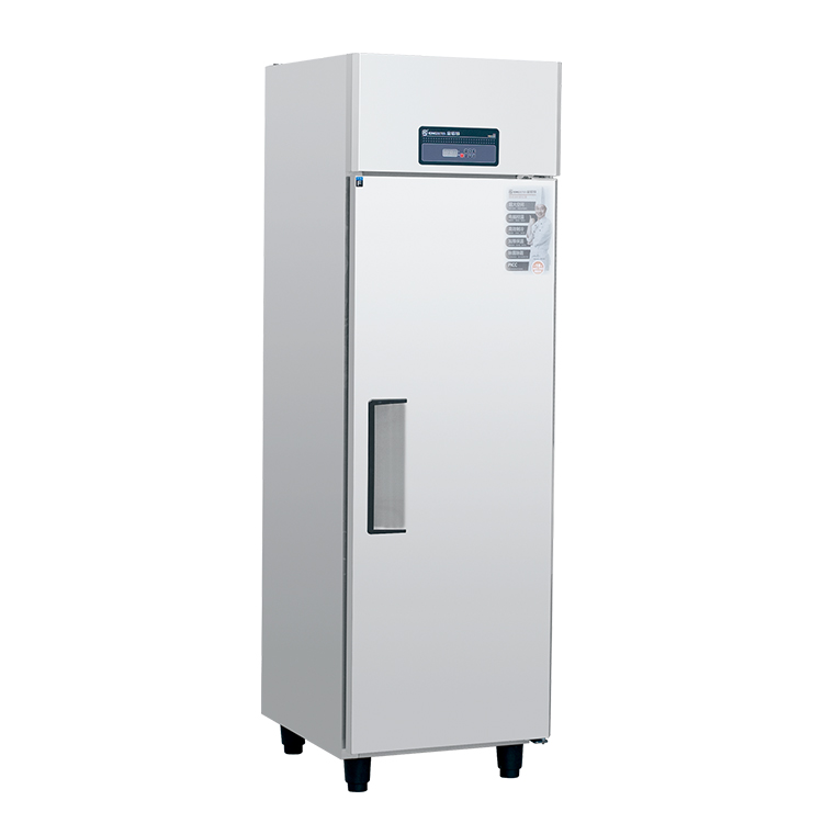 Hotel Restaurant Commercial Stainless Steel Static cooling refrigerator chiller 1 door upright deep freezer fridge