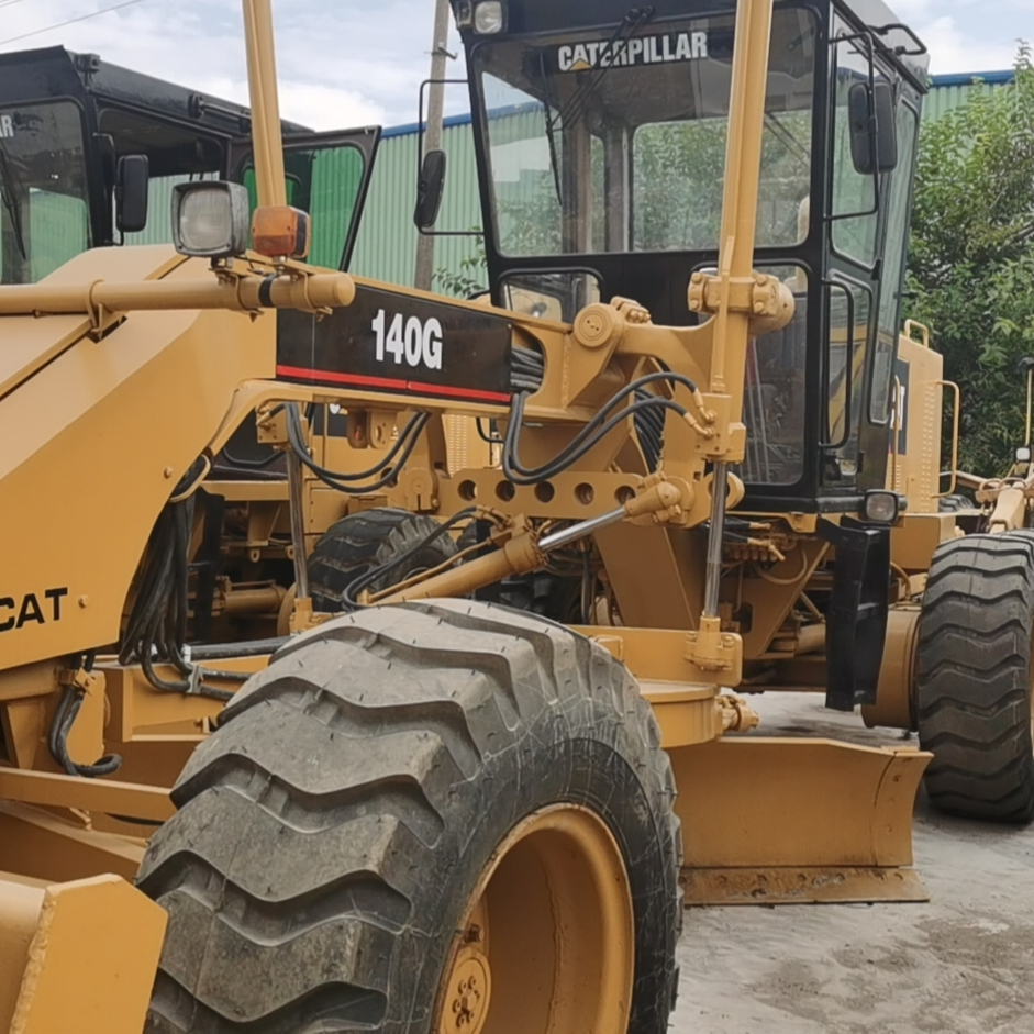 Uaed cat 140G автогрейдер гусеничный грейдер б/у Землеройная техника