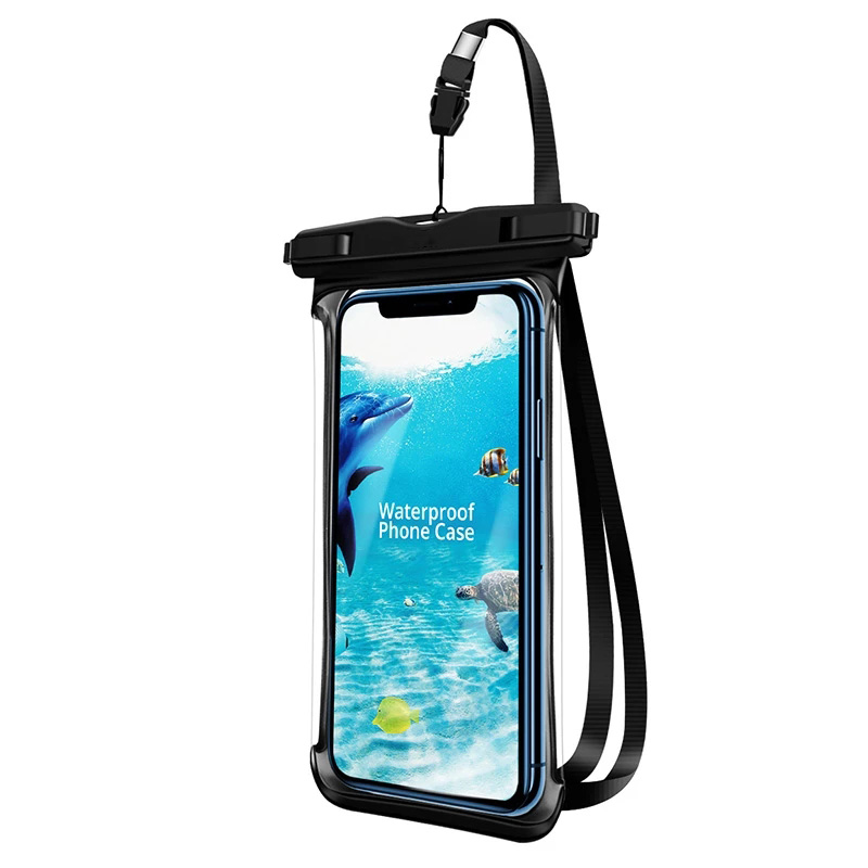Universal Cell Phone Waterproof Case Dry Bag Phone Swimming Bag Waterproof Phone Pouch for up to 7"