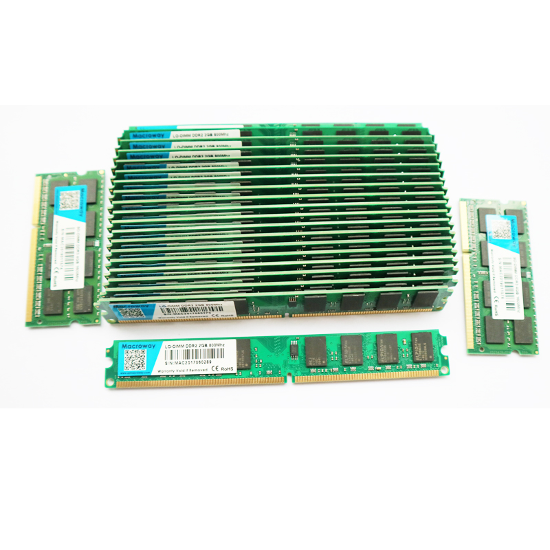 Заводские оригинальные чипы ram ddr2 4gb 800 pc2 память