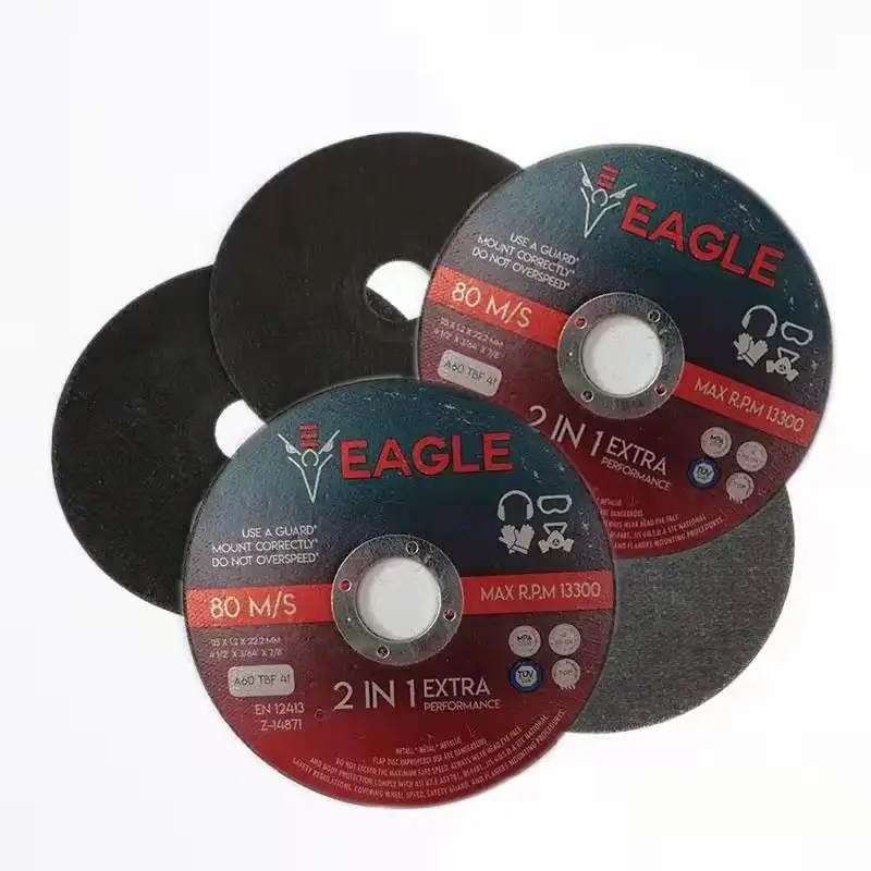 4.5'' 115x1x22mm cost-effective cutting disc 2 in 1 With MPA EN 12413