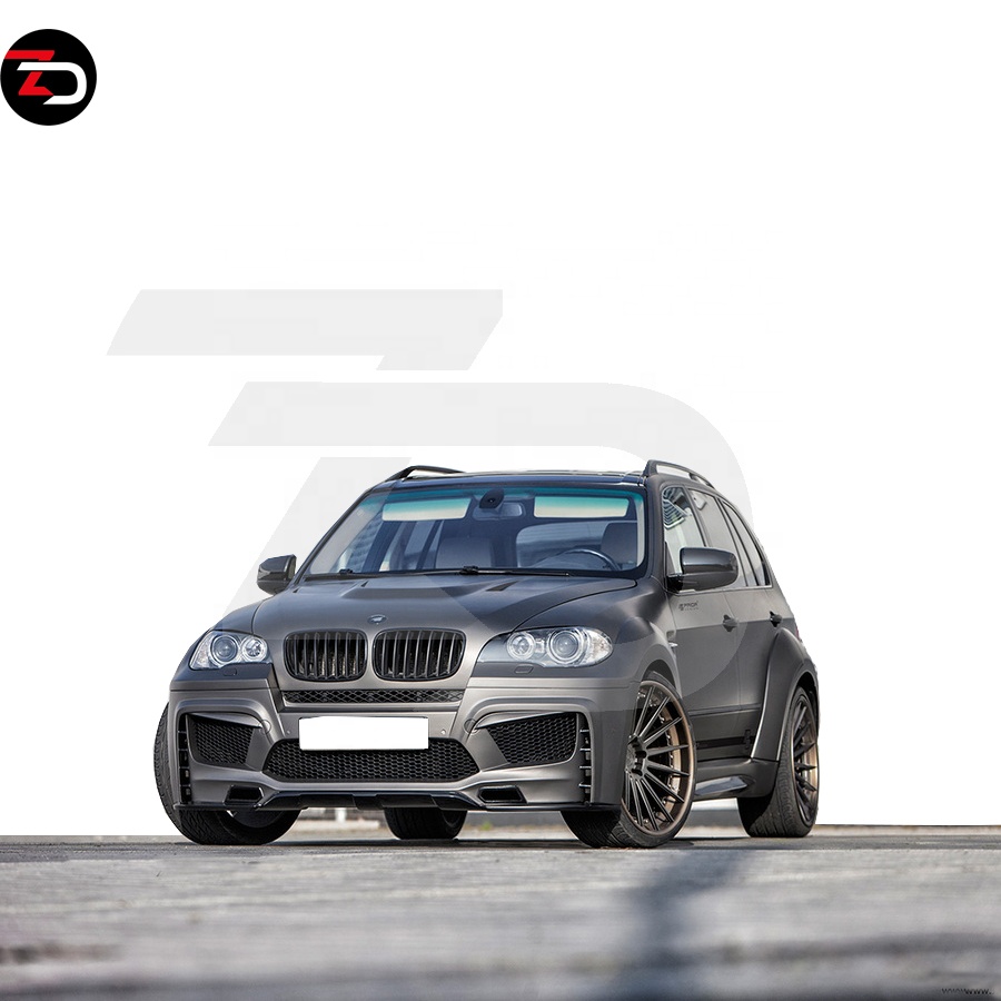 2008-2013 отличное качество, передний бампер, задний бампер для X5 E70, комплект для обновления корпуса PD Style, комплект для тела