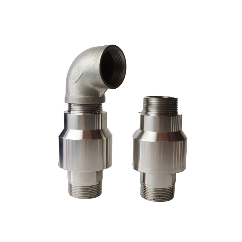 Stainless Steel High Pressure Rotary Joint Threaded Shower Universal Swivel Fitting