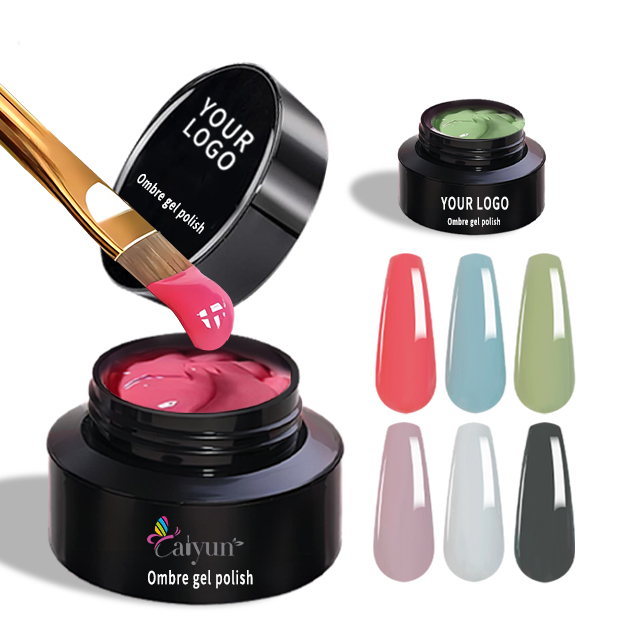Hot Sale High Quality Odorless Raw Material No Damage Non-Toxic New Manicure Ombre Gel Polish