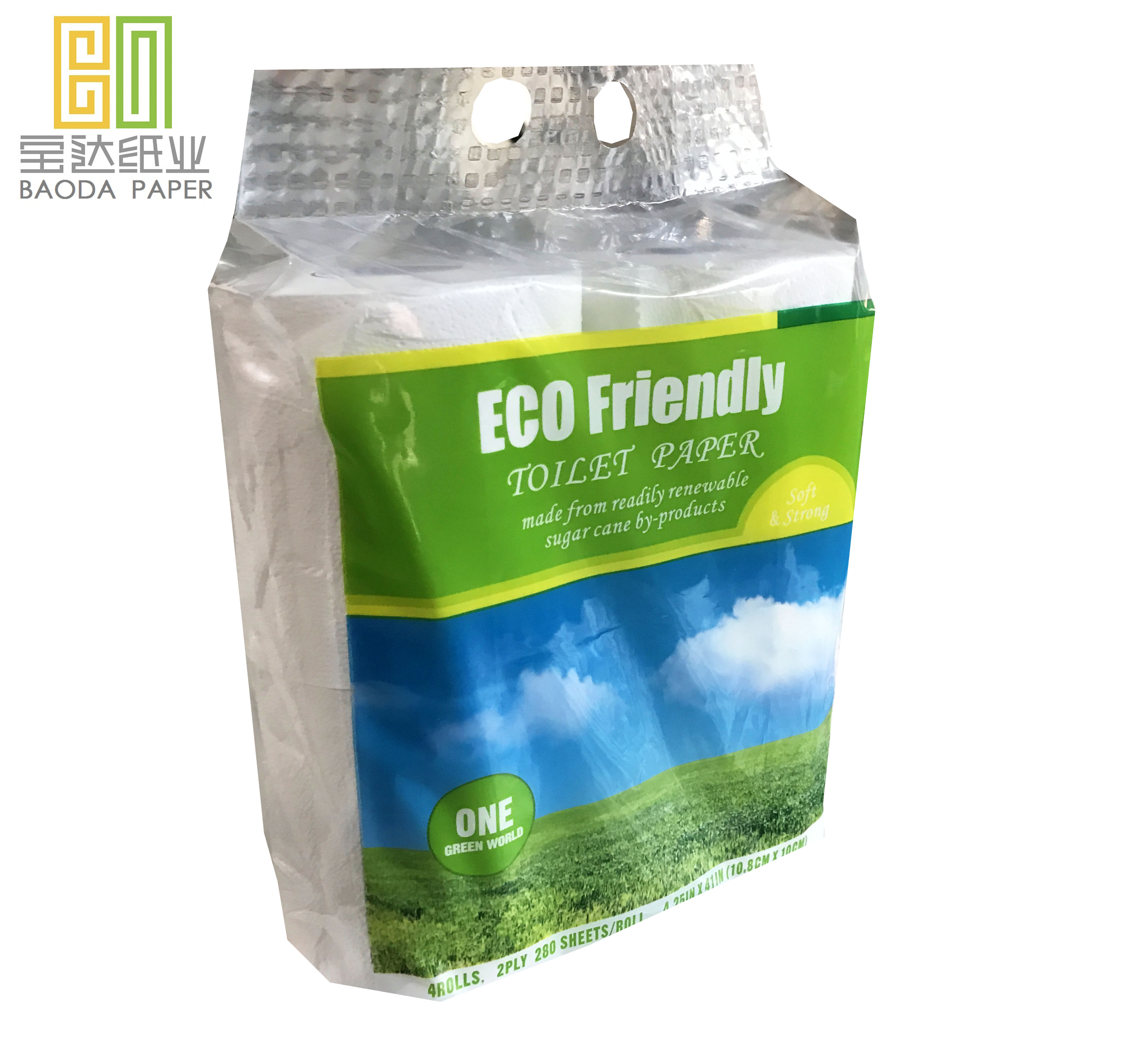 Top Quality Customized logo 3ply 4 rolls 250 sheets tissue paper toilet paper toilet roll in China