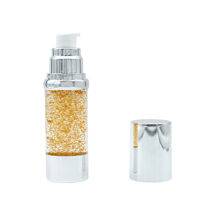 Hyaluronic Acid Anti Aging Oxidant 24K Gold Foil Serum 30ML Hydrating Moisturizer OEM ODM Private Label