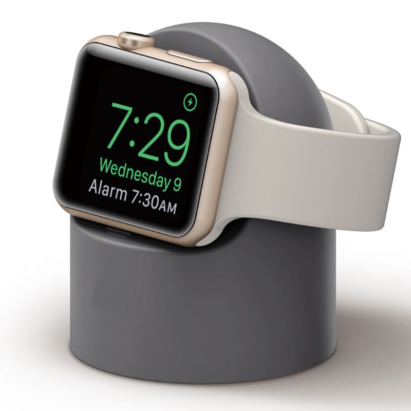 Часы в силиконовом корпусе подставка-держатель для Apple Watch Series 4/3/2/1 44 мм/42 мм/40 мм/38 мм док-станция для зарядки