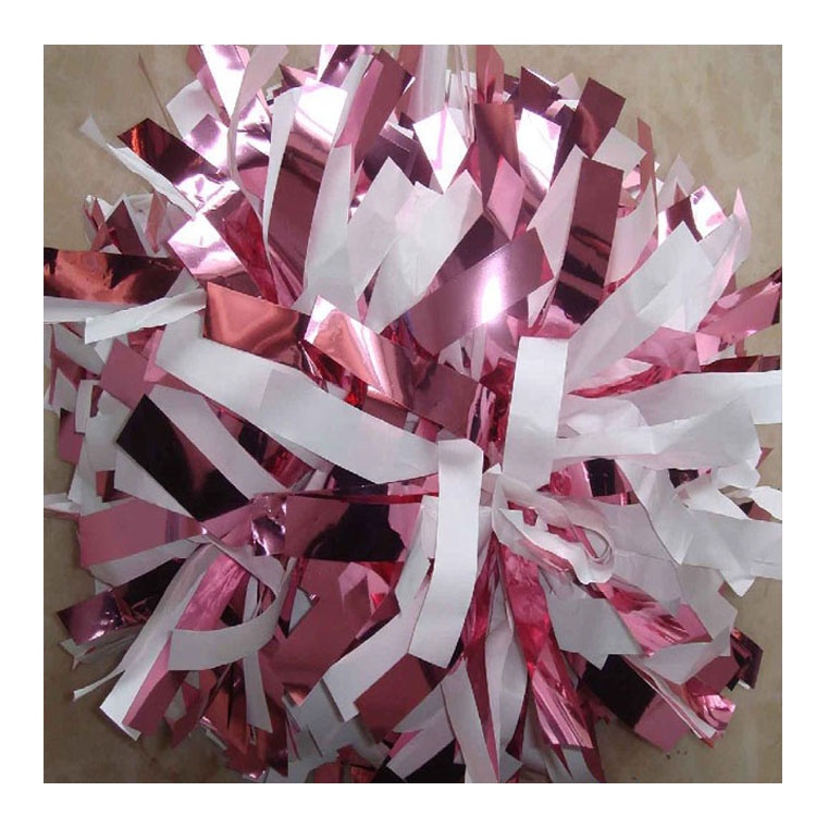 Металлическая розовая мишень винтажные помпоны Чирлидинг Cheer Poms
