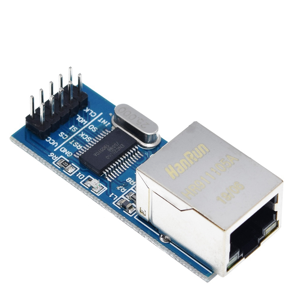 Интерфейсный модуль локальной сети INKSON SPI для макетной платы MCU, мини-модуль Ethernet ENC28J60