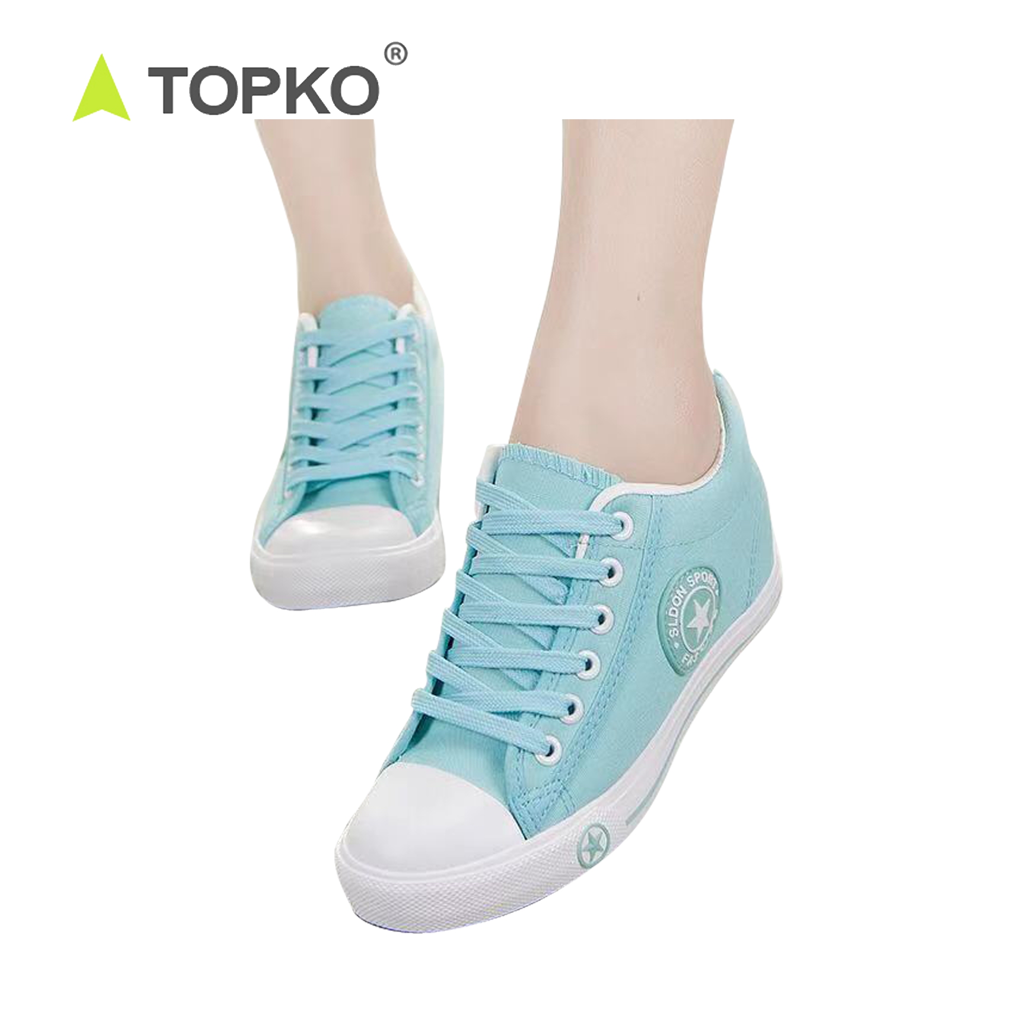 TOPKO/классическая белая Повседневная Вулканизированная женская обувь из парусины