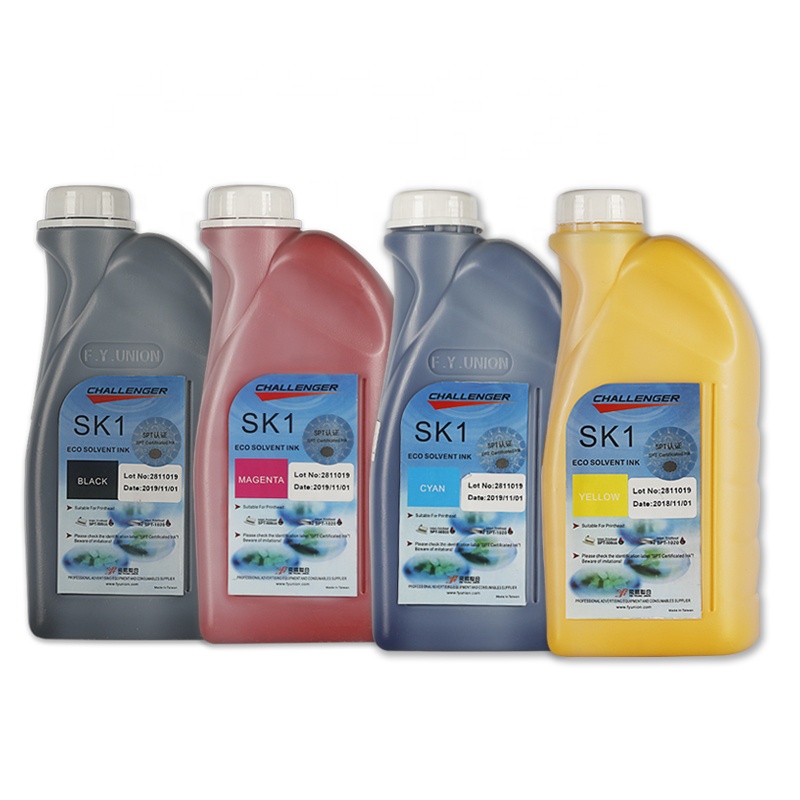 1000ml challenger sk1 spt 255 printhead inkjet eco solvent ink