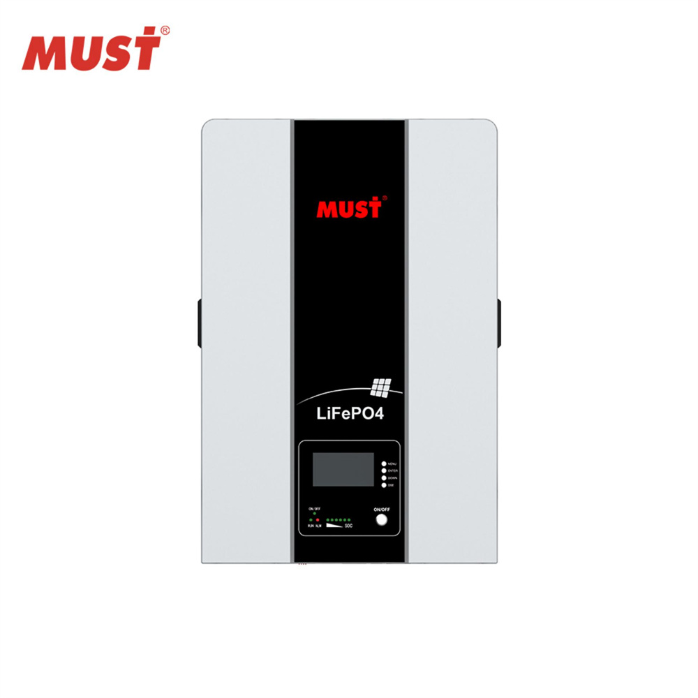 Должна бытовой энергии 48V 51,2 V Lifepo4 батарейный блок 5KW 10KW солнечного домашнего хранения Lifepo4 51,2 V 200AH настенный светильник батарея 10KWH
