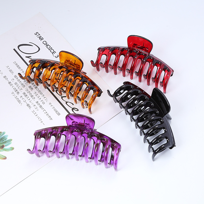 Wholesale Variety Plastic Large Hair Claw Women Nonslip Claw Clips Strong Hold Hair Clip Claw