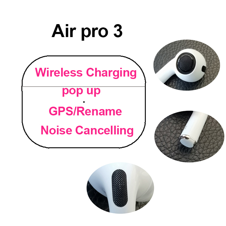 JL Airoha Air 3 поколение Pro шумоподавление GPS Rename Bluetooth наушники всплывающие окна ANC беспроводные наушники TWS наушники