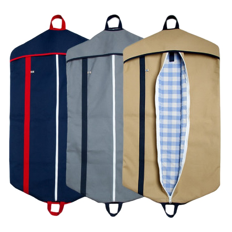 Waterproof mothproof clothes wedding dresses garment bag with shoulder strap
