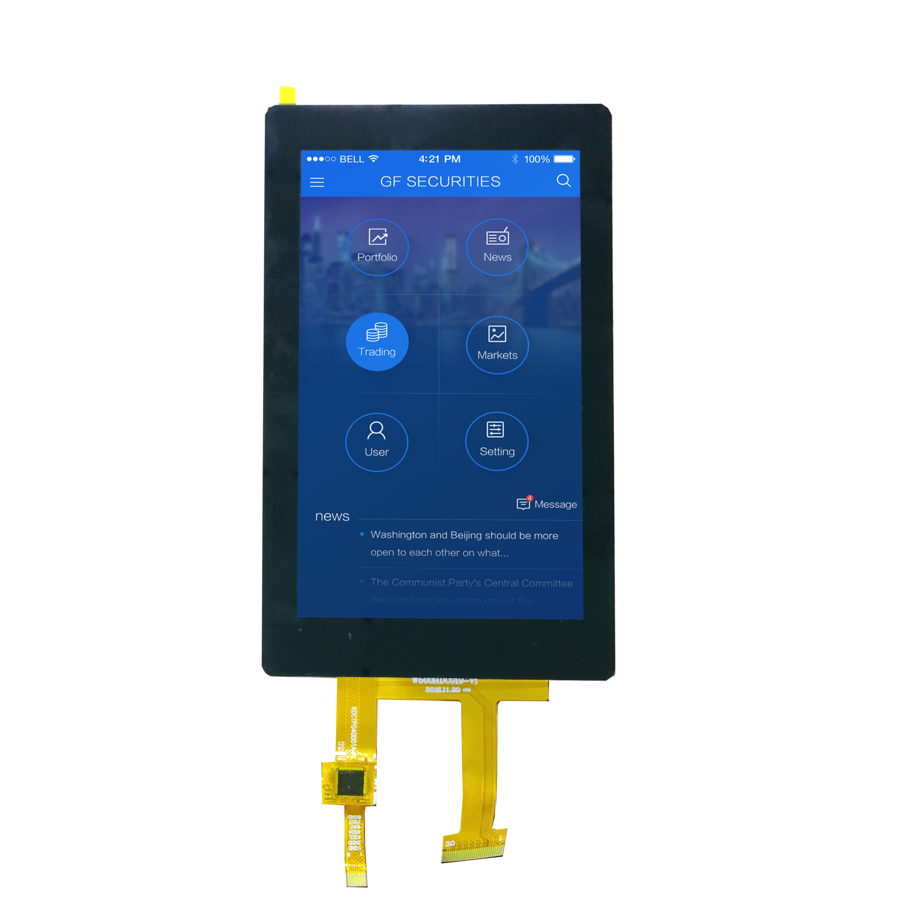 5-дюймовый ЖК-дисплей с CTP 720*1280 Разрешение MIPI DSI интерфейс с сенсорным экраном