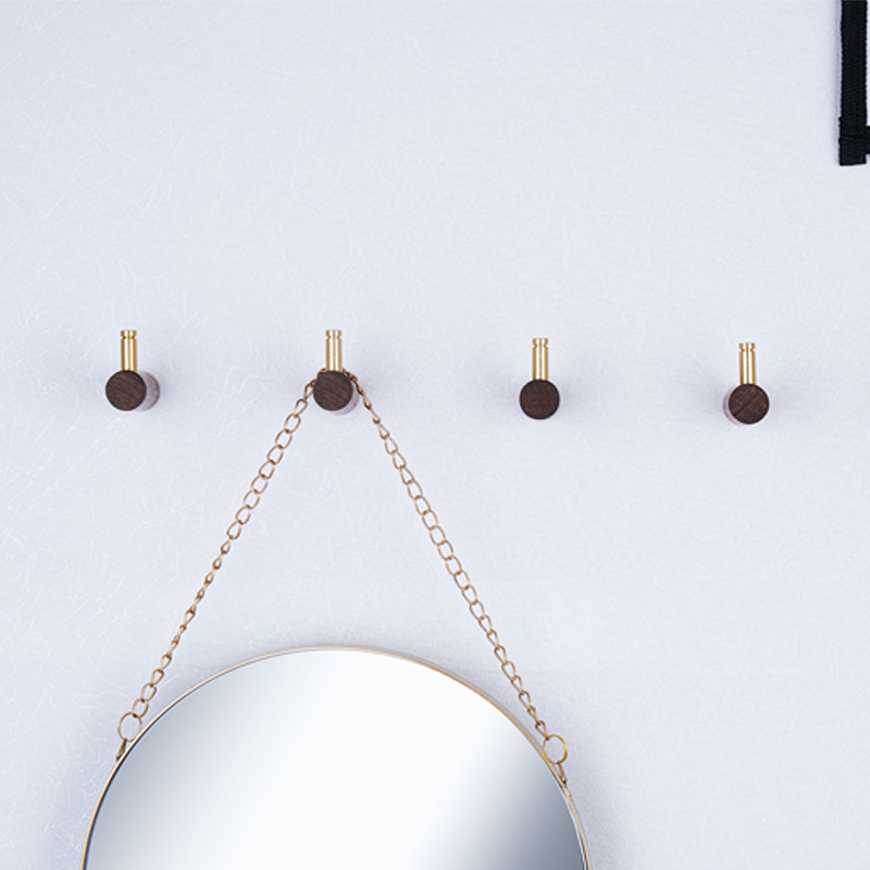 Wholesale High Quality OEM Service Accepted Brass Wooden Coat Kitchen Living Room Hooks For Hanging Clothes