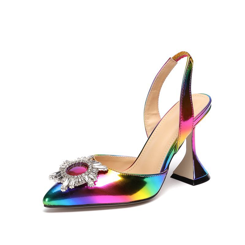 11.5cm Heel Colorful PU Latin Salsa Ballroom Dance Shoes for Dancing New Arrival Latin Dance Women Professional