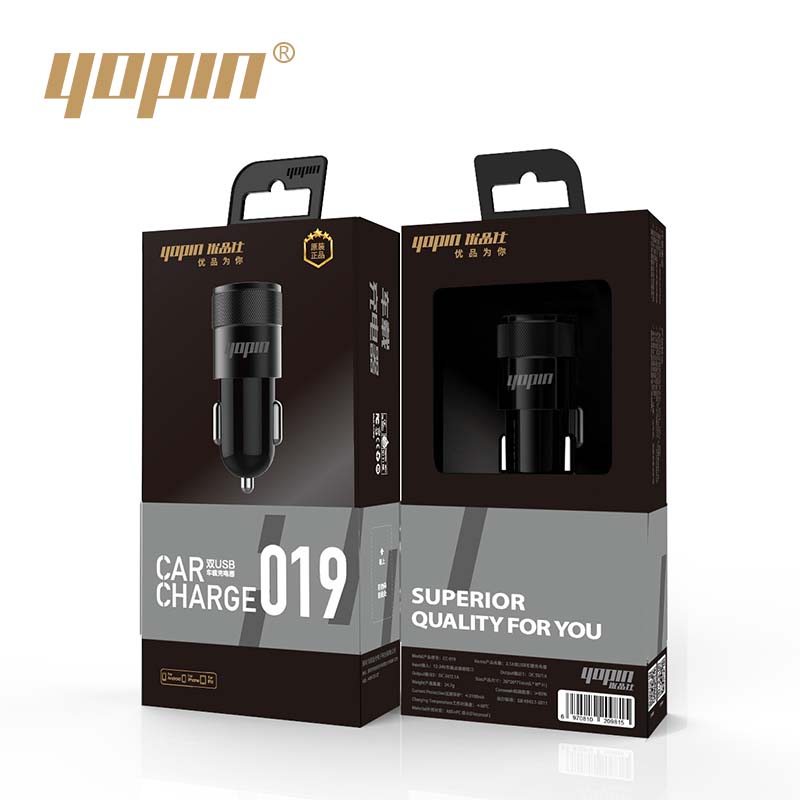 Низкая moq Логотип Двойной usb Быстрый qc3.0 автомобильное зарядное устройство