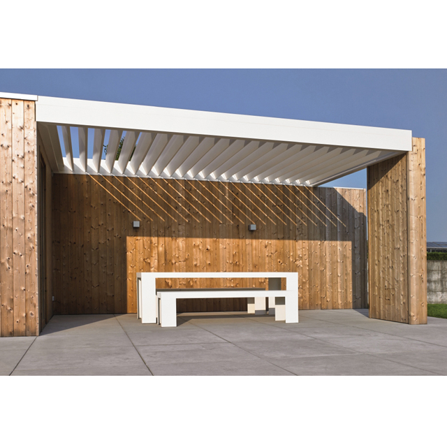 Моторизованный водонепроницаемый pergola крыши жалюзи системы открытый алюминиевый жалюзи