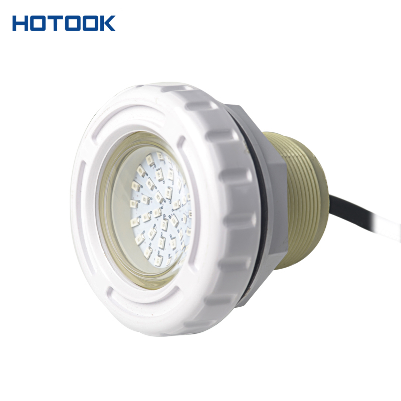 Holed заводская цена 1 1/2 IP68 RGB погружной спа-светильник светодиодный цвет 2 провода 12 Vol светодиодные фонари для бассейна