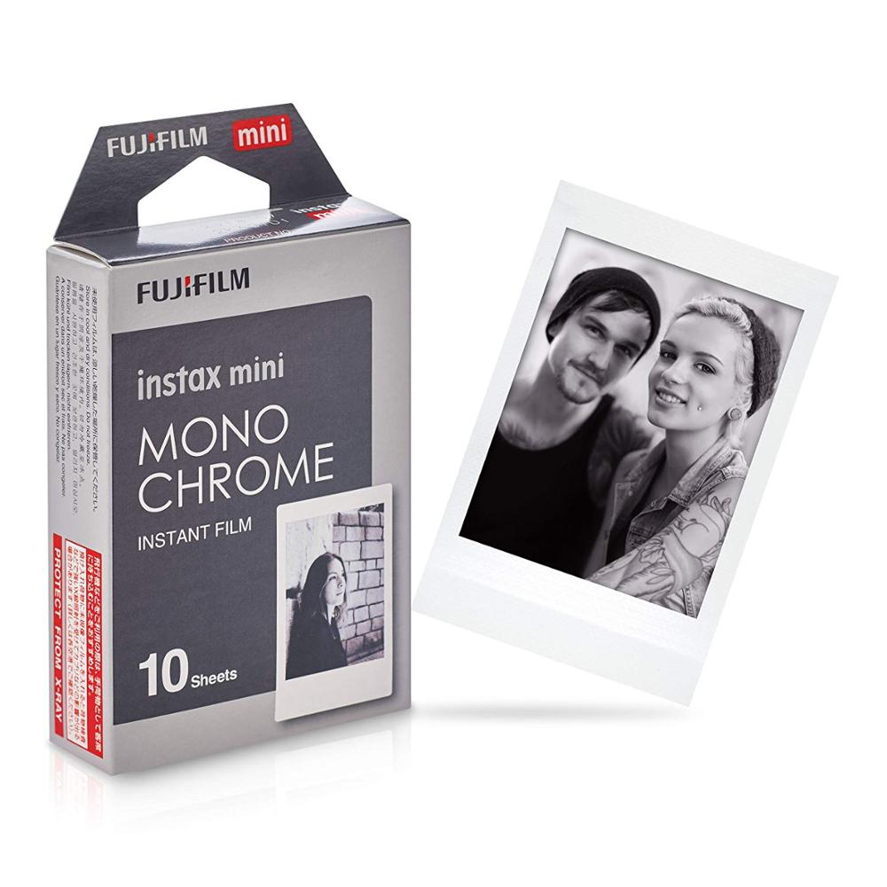 Fujifilm instax Мини моно хром Мгновенный фильм 3 дюймов 10 экспозиций в упаковке для fujifilm instax Мини камера