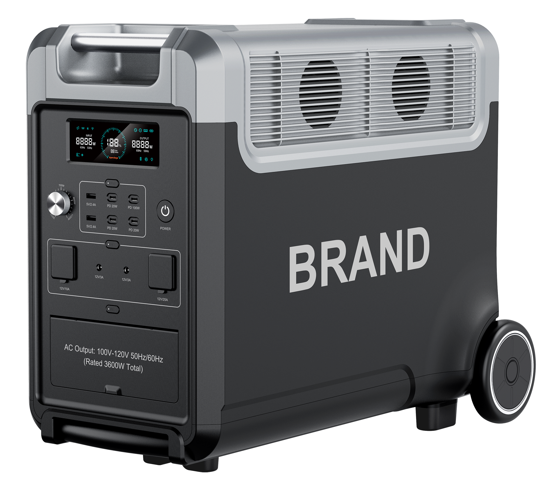 ECOPLAY Brand New 3600W Solar Generator Portable Power Station hot selling products 2024