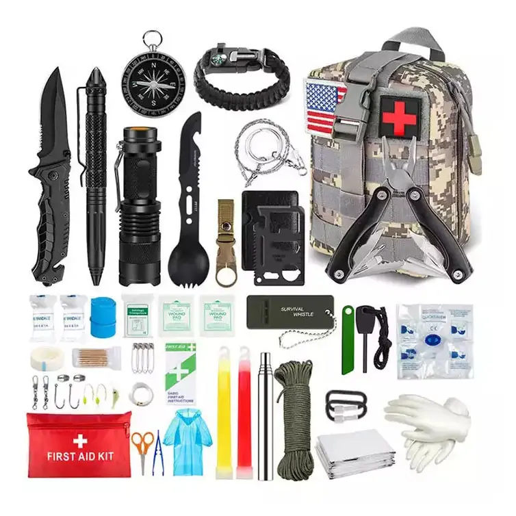 Firstents OEM аварийный набор Снаряжение для выживания профессиональный походный набор для выживания землетрясения сумка для инструментов на открытом воздухе