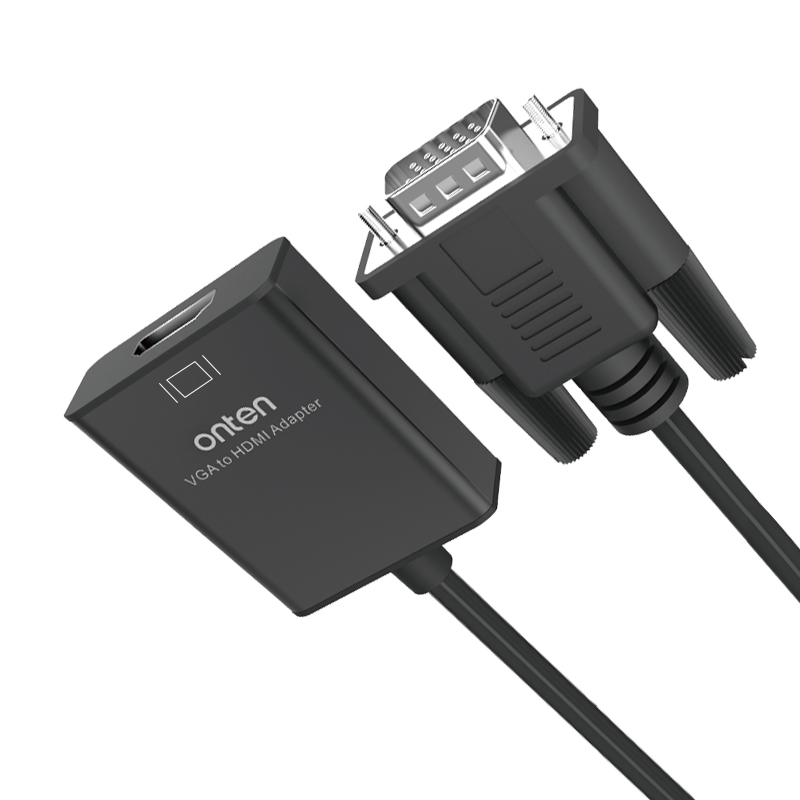 VGA to HDTV PC Output to TV/Monitor with 1080P Video to VGA Adapter Cable for Desktop, Laptop, PC