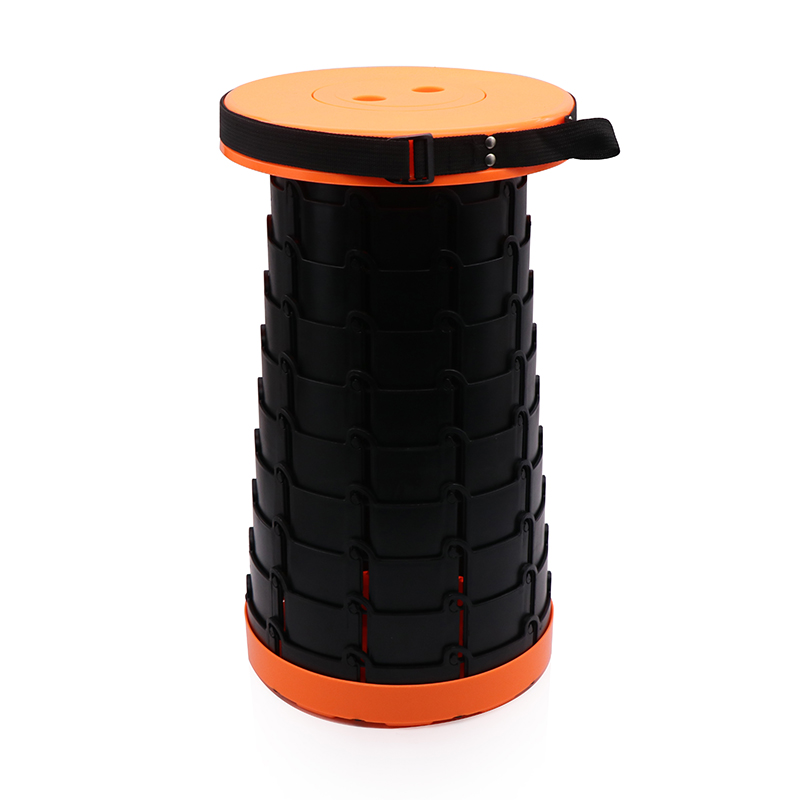 Outdoor Indoor Portable Retractable Folding Stool Collapsible Multipurpose Folding Telescoping Stool