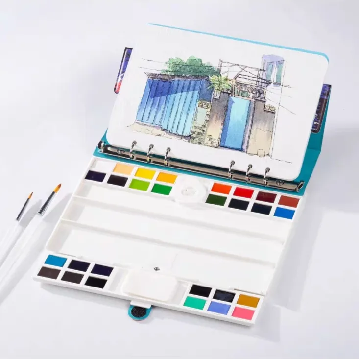 Water Colour Set Superior High Quality Solid Water Color Travel Set For Art Sketching