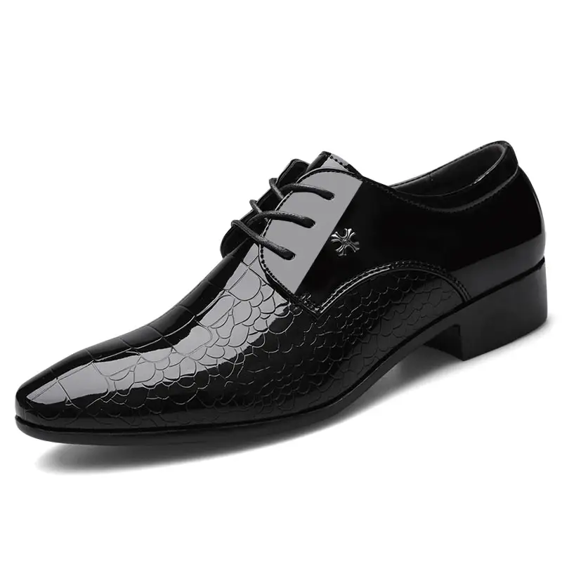 Размер 14; Лидер продаж; Удобные мужские деловые туфли из кожзаменителя для торжественных случаев