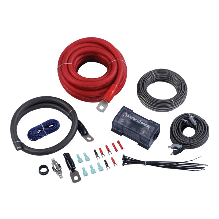 Huxi-cable factory AMP kit, низкая цена, высокое качество, 4AWG Установочный провод для автомобильного усилителя звука