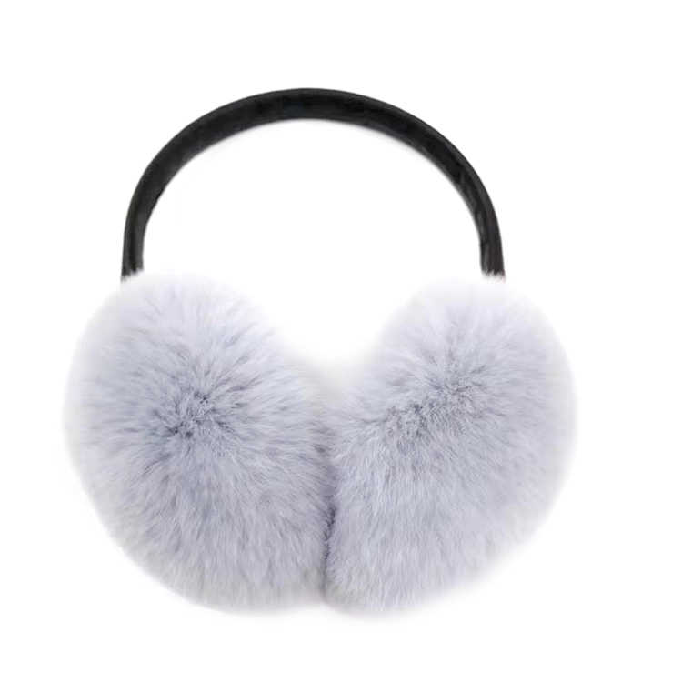 Superior Quality Fancy Rex Rabbit Fur Earmuffs Winter Fashion Earmuff