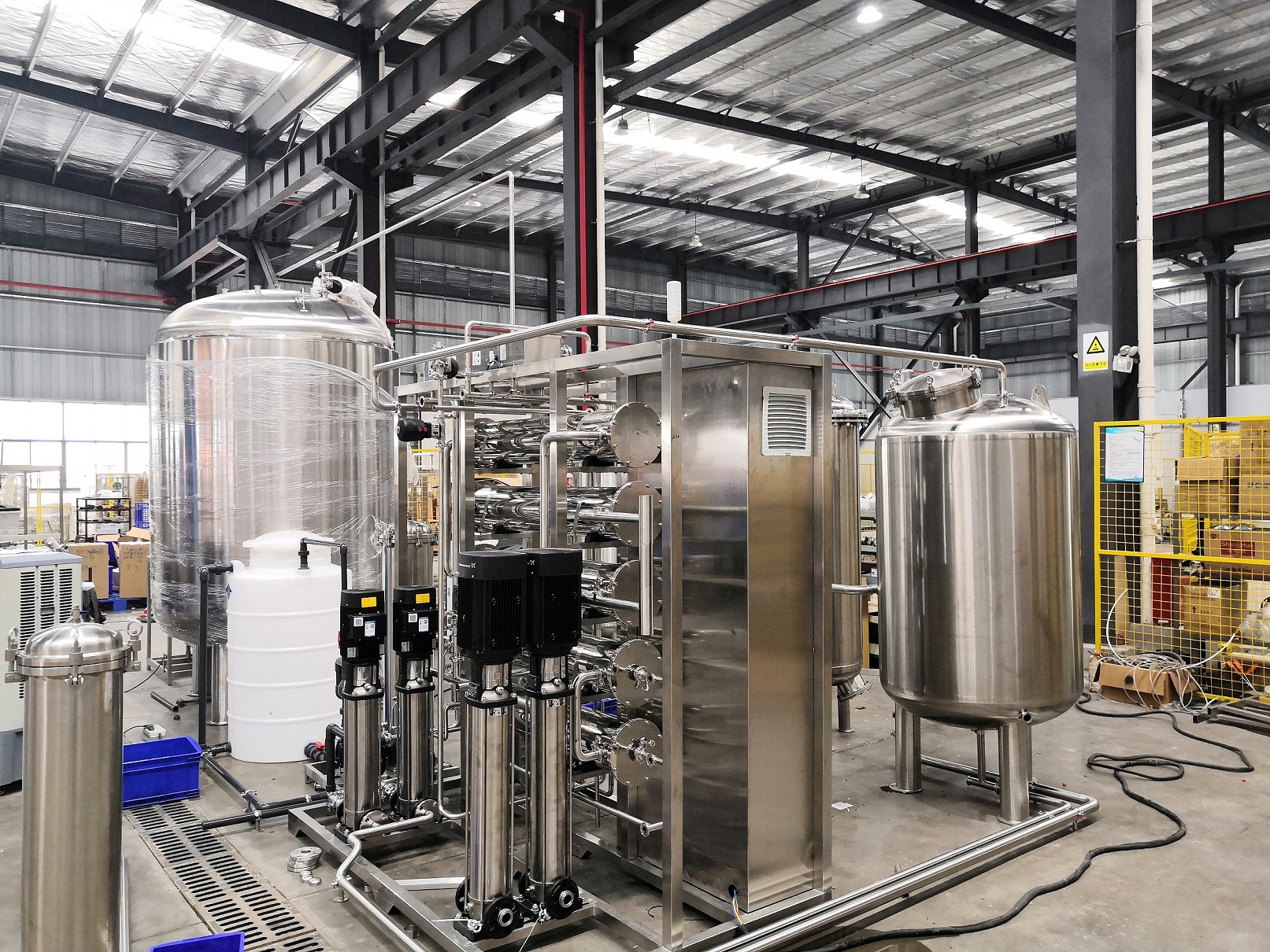 Double RO EDI High Purity Water treatment System for Pharmaceutical