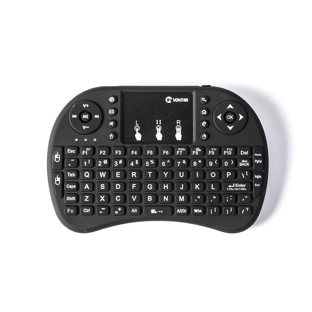 I8 Клавиатура с подсветкой английский русский/испанский/Air Mouse 2,4 ГГц Беспроводная клавиатура Сенсорная панель Ручной для ТВ Box H96 max ПК