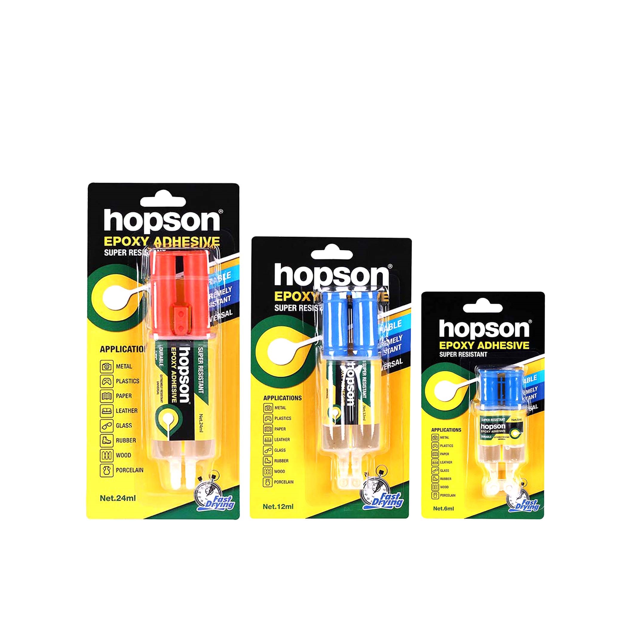HOPSON HEP-001 аккумулятор большой емкости эпоксидный клей двухкомпонентный 3 + 3 мл ясная эпоксидная смола клей AB