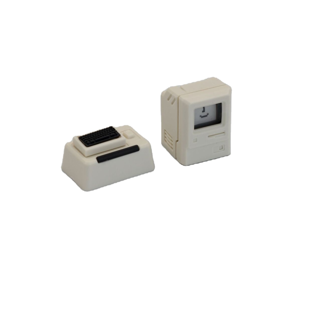 Клавиатура Mac keycap FC с красно-белым корпусом механическая клавиатура 1980s MAC Macintosh Ретро Прозрачная Персонализированная клавиатура