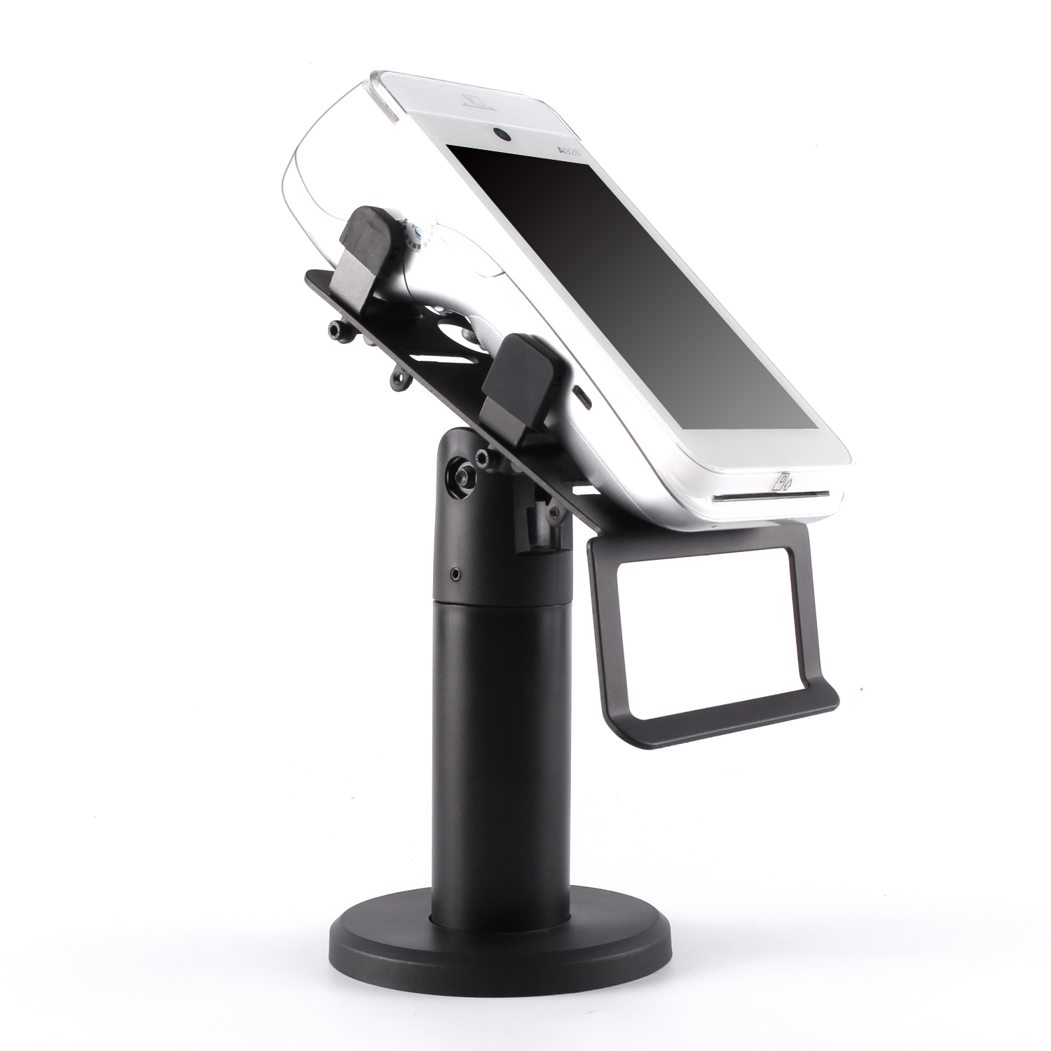 Поо китайская фабрика поворотный держатель pos с зарядным портом для кабеля Держатель для машины pos для магазина держатель для машины Pos